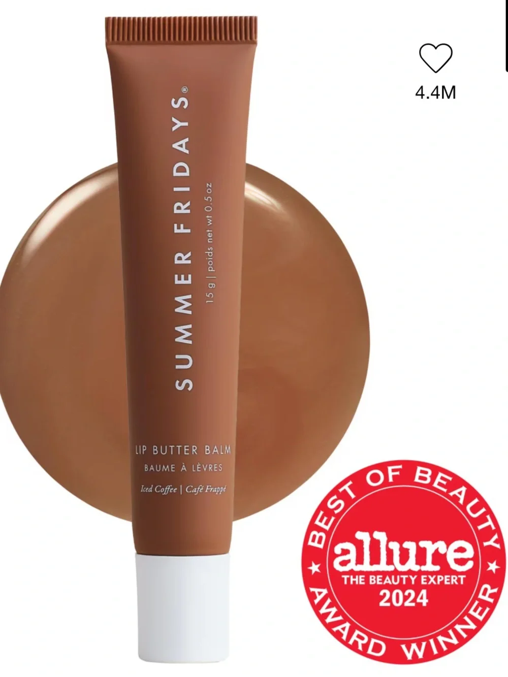 NWT Summer Fridays Lip Butter Balm In Iced Coffee